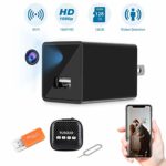 Hidden Camera, Mini USB Hidden Camera, 1080P HD Hidden Camera Charger, Wide-Angle Lens Home Security Camera, Baby Camera with Activity Detection Alert, Hidden Camera WiFi with Phone APP, Nanny Cam