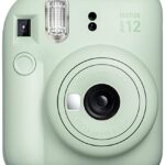 FUJIFILM INSTAX Mini 12 Instant Film Camera (Mint Green) + Fuji Instax Mini Twin Pack Instant Film + Fuji Instax Mini Rainbow Instant Film + Protective Case + Photo Album + Travel Stickers + Frames