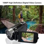 Andoer Portable 1080P High Definition Digital Video Camera DV Camcorder 16MP 2.7 Inch LCD Screen 16X Digital Zoom Built-in Battery