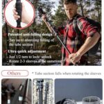 IFOOTAGE Cobra 3 A180T Monopod, 71″ Aluminum Travel Monopod with Feet, Telescopic Video Monopod Compatible with Sony Canon Nikon DSLR Cameras, Payload 17.64 lbs