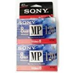 Sony 8mm MP Video Cassette – 120 min (2 Pack)