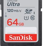 SanDisk 64GB SDXC SD Ultra Memory Card Works with FujiFilm FinePix XP50, XP60, XP70, XP80, XP90 Underwater Digital Camera (SDSDUN4-064G-GN6IN) Bundle with (1) Everything But Stromboli Card Reader