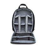 Waterproof SLR/DSLR Camera Backpack Shoulder Bag Travel Case for Canon Nikon Sony Digital Lens (Medium, Grey)