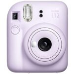 FUJIFILM INSTAX Mini 12 Instant Film Camera | Lilac Purple Bundled with INSTAX Mini Instant Film |40 Exposures + Instax Accessory Bundle + AA Batteries + Cleaning Cloth (10 Items)