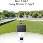 eufy Security eufy SoloCam E30, Solar Powered, 360° Pan, AI Tracking, 2K Clarity, Security Cameras Wireless Outdoor, Camera, Outdoor Camera, HomeBase S380 Compatible, No Monthly Fee