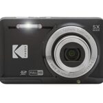 Kodak PIXPRO FZ55 Digital Camera (Black) + Point & Shoot Camera Case + Sandisk 128GB SDXC Memory Card