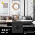 1080P Hidden Camera – Indoor Camera – Nanny Camera – Best Mini Camera – WiFi Wireless Camera – Home Camera for Pet/Baby – Live Video Recorder with Night Vision – Full HD Surveillance Camera