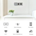 Hidden Camera Outlet Wall Charger, 4K Ultra HD, Wireless Wi-Fi, App Real-Time View, Built-in 32GB Memory, Hidden Camera for Home Security, Ensure WiFi Signal Stability When Using