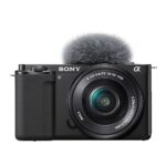 Sony Alpha ZV-E10 – APS-C Interchangeable Lens Mirrorless Vlog Camera Kit – Black