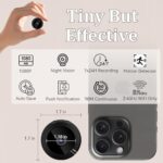 Mini Hidden Camera Spy Wireless – 2025 Upgraded HD WiFi Spy Camera for Home, Small Cameras with Motion Detection, Nanny Cam Hidden Camera for Pet, Baby, Cloud & SD Storage, Night Vision, App Control