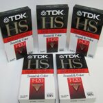 TDK HS T-120 High Standard VHS 5 Pack